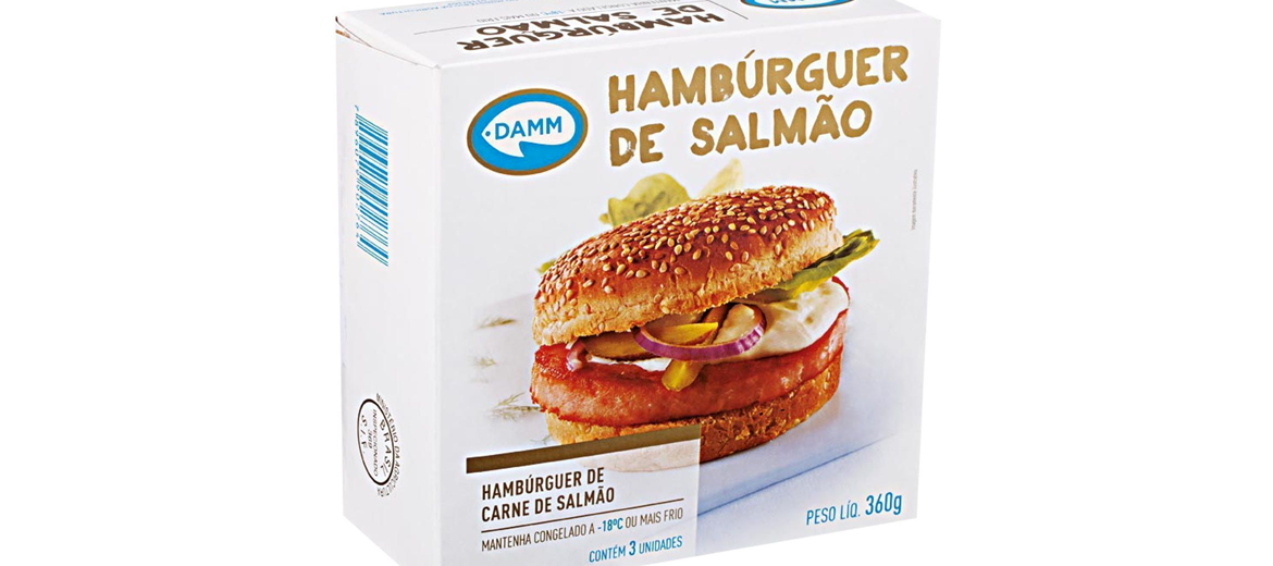 HAMBÚRGUER DE SALMÃO DAMM 360g